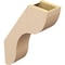 Ekena Millwork 5-inch W x 16-inch D x 22-inch H Carmel Rough Cedar Woodgrain TimberThane Knee Brace, Primed BRCUR05X16X22CARRCPR - alternate 2